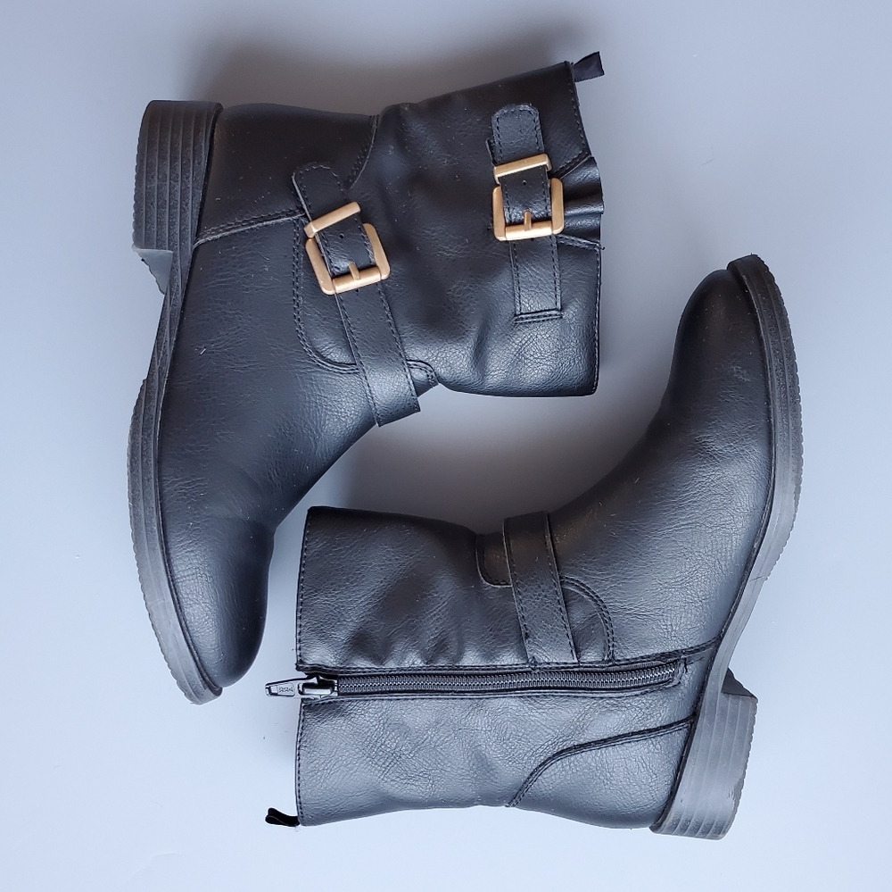 Old Navy Double Buckle Boots